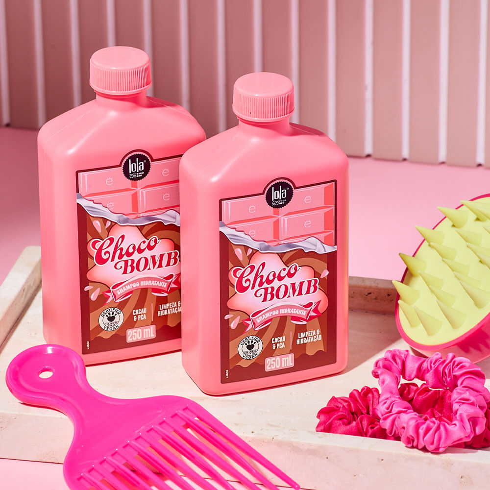 Lola Cosmetics Chocobomb Kit Máscara 230g e Shampoo 50ml