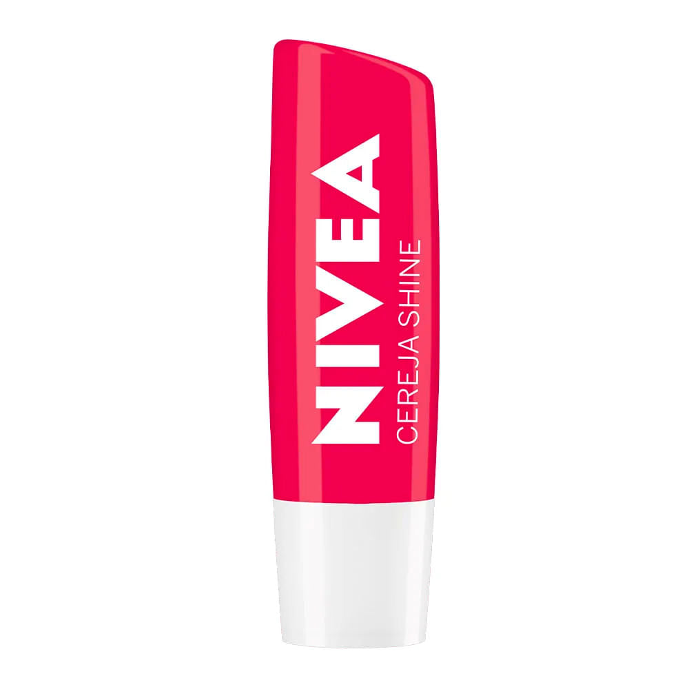 Nivea Kit Hidratante Labial Shine Morango Cereja Amora e Melancia